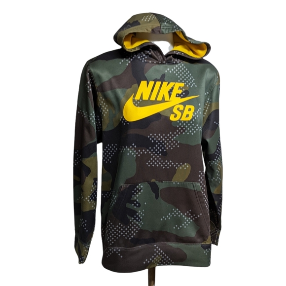Nike Shirts & Tops Nike Sb Camo Hoodie Sweater Youth Xl Poshmark